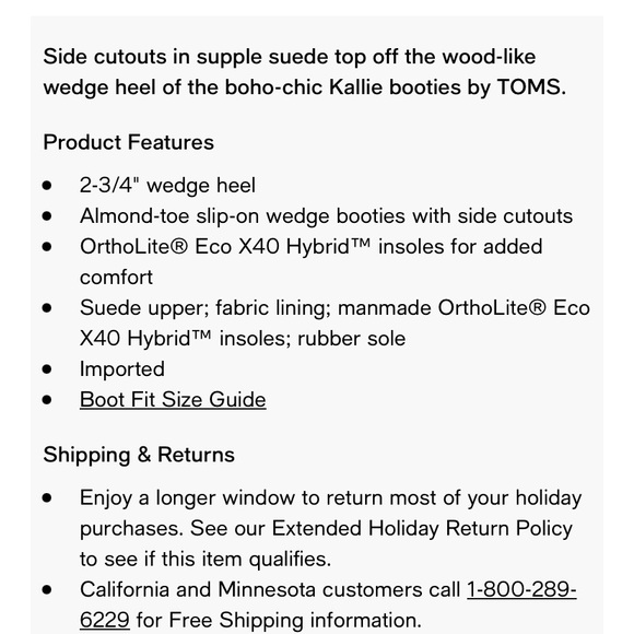 Women’s 7 1/2 gray suede Tom’s ankle boots - Picture 5 of 5